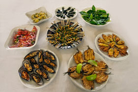 Different types of dishes